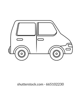 isolated particular car