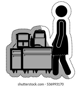 Isolated passenger and baggage design