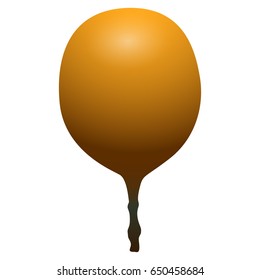 Isolated passion fruit on a white background, Vector illustration