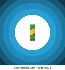 Isolated Pasta Flat Icon. Spaghetti  Vector Element Can Be Used For Pasta, Spaghetti, Macaroni Design Concept.