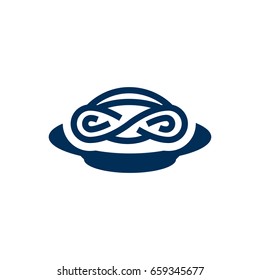 Isolated Pasta Icon Symbol On Clean Background. Vector Spaghetti Element In Trendy Style.