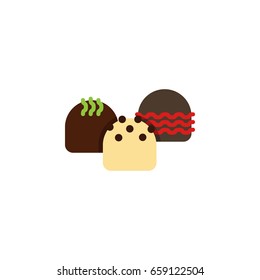 Isolated Patisserie Flat Icon. Cake Vector Element Can Be Used For Cake, Patisserie, Delicious Design Concept.