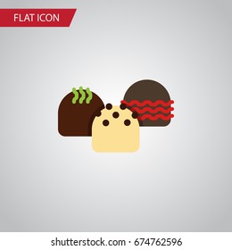 Isolated Patisserie Flat Icon. Cake Vector Element Can Be Used For Cake, Patisserie, Delicious Design Concept.