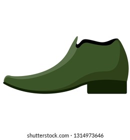 Isolated patrick day elf shoe. Vector illustration design