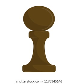 Isolated pawn chess piece icon