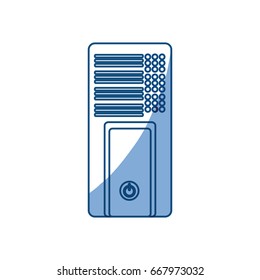 isolated pc tower