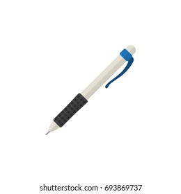 Isolated Pen Flat Icon. Pencil Vector Element Can Be Used For Pen, Pencil, Write Design Concept.