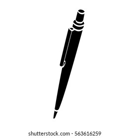 Isolated pen icon on a white background, Vector illustration