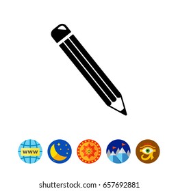 Isolated Pencil Icon