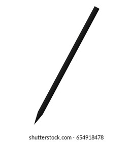 Isolated pencil on a white background, Vector illustration