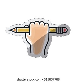 Isolated pencil tool design