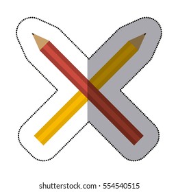 Isolated pencil tool design