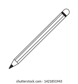 Isolated pencil tool design vector illustration