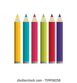 Isolated pencils design 