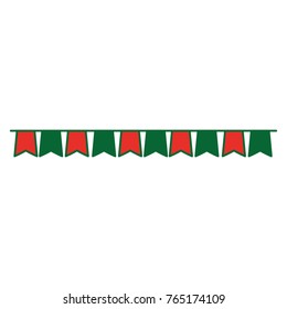 Isolated pennant design