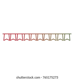 Isolated pennant design