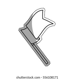 Isolated pennant flag icon vector illustration graphic design