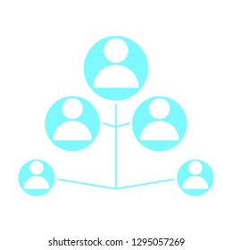 Isolated people social network. Vector illustrstion design