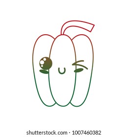 Isolated pepper design