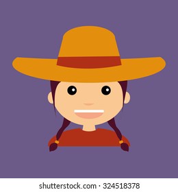 Isolated person with clothes on a colored background