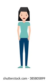 isolated person design 