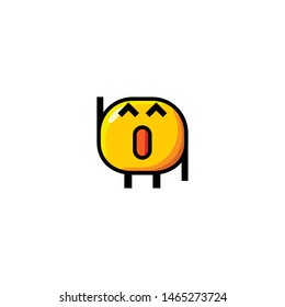 Isolated Person Rising Hand Emoji, Emoticon, Vector Icon, Pictogram - Vector
