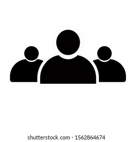 Isolated person vector icon on a white background. EPS 10