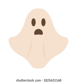 Isolated phantom halloween october scary icon- Vector