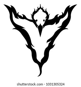 Isolated phoenix icon