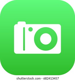 Isolated Photographing Icon Symbol On Clean Background. Vector Photo Camera Element In Trendy Style.