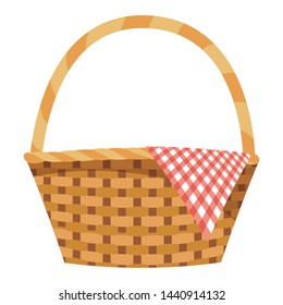 Isolated picnic basket design vector illustrator
