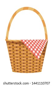 Isolated picnic basket design vector illustration