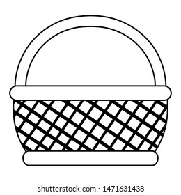 Isolated picnic basket design vector illustration