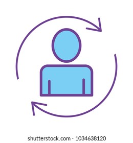 Isolated pictogram design
