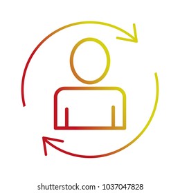 Isolated pictogram design