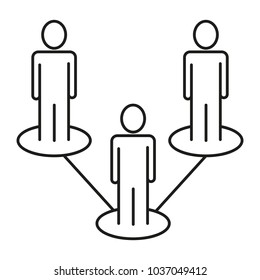 Isolated pictogram design