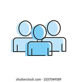 Isolated pictogram design