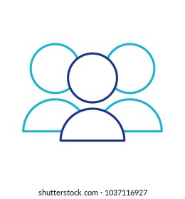 Isolated pictogram design