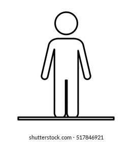 Isolated pictogram design