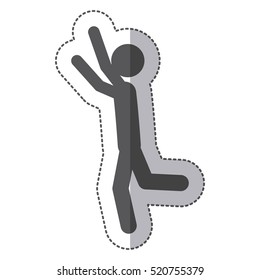Isolated pictogram design
