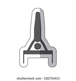 Isolated pictogram design