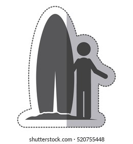 Isolated pictogram design