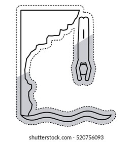 Isolated pictogram design