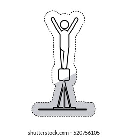 Isolated pictogram design