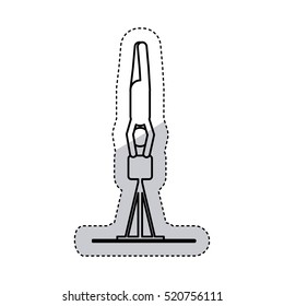 Isolated pictogram design