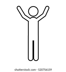Isolated pictogram design