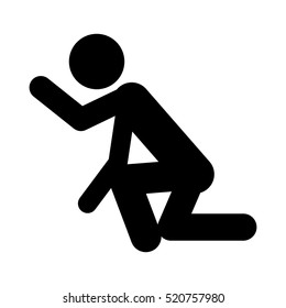 Isolated pictogram design