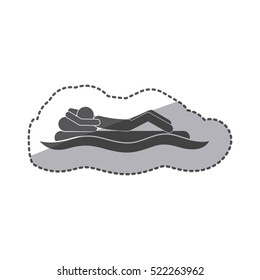 Isolated pictogram design