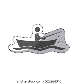 Isolated pictogram design