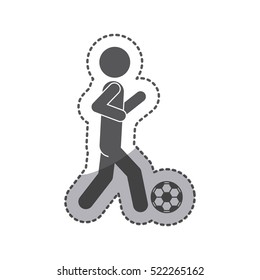 Isolated pictogram design